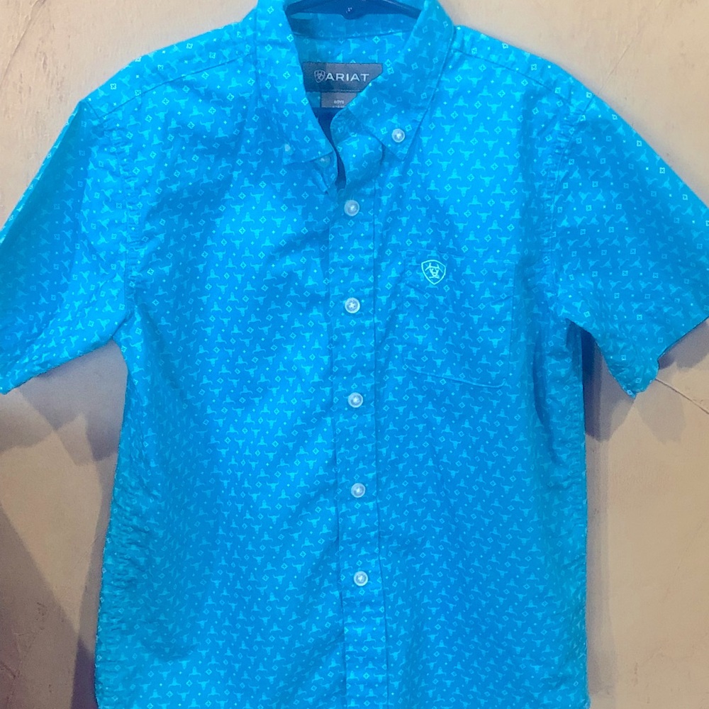 Boy’s Ariat Short Sleeve Western Shirt